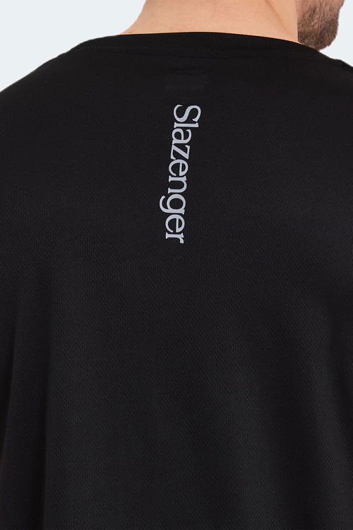 Slazenger ODALIS I Erkek Kısa Kol T-Shirt Siyah