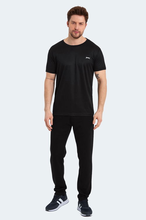 Slazenger ODALIS I Erkek Kısa Kol T-Shirt Siyah