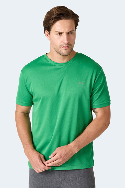 Slazenger ODALIS I Erkek Yeşil Tişört