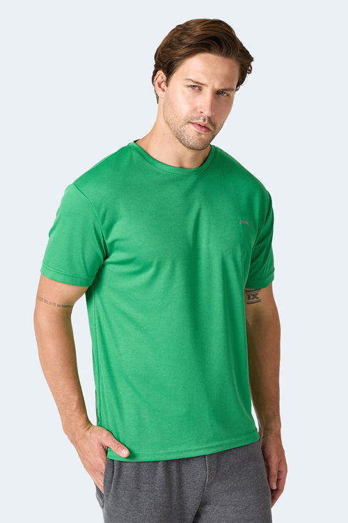 Slazenger ODALIS I Erkek Yeşil Tişört