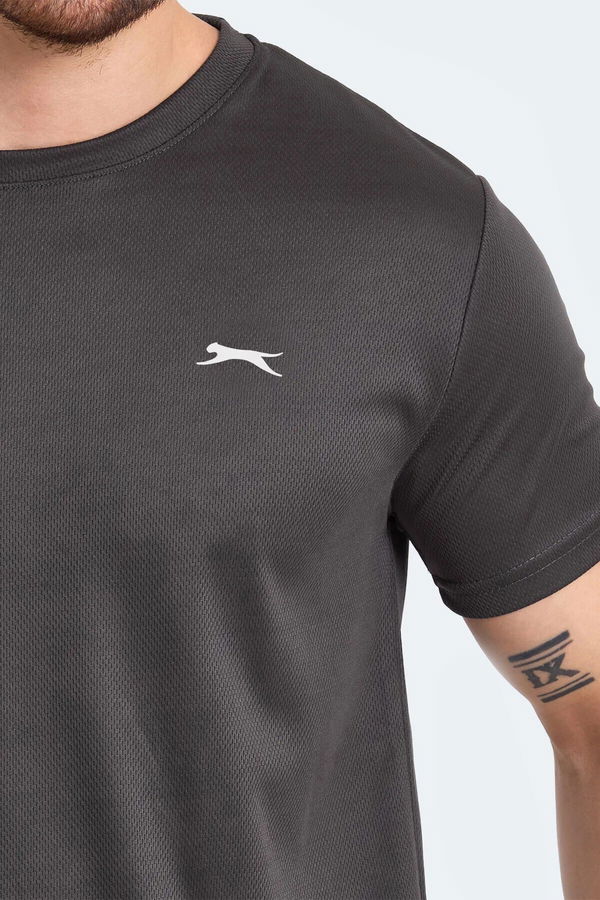 Slazenger ODALIS IN Büyük Beden Erkek Tişört Antrasit
