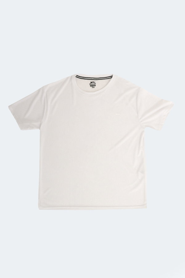 Slazenger ODALIS IN Büyük Beden Erkek Beyaz Tişört