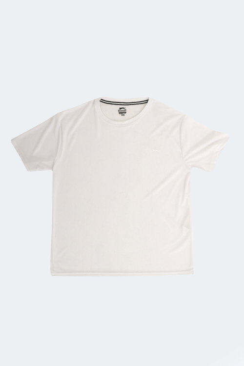 Slazenger ODALIS IN Büyük Beden Erkek Beyaz Tişört