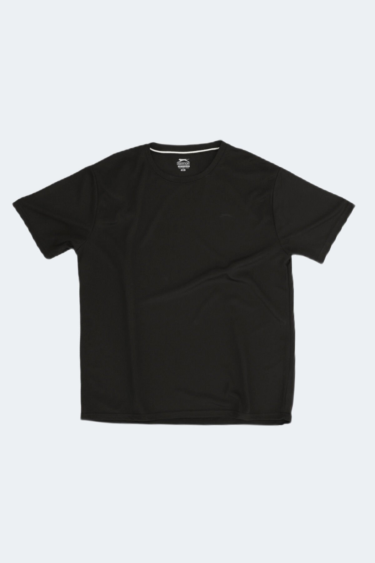 Slazenger ODALIS Büyük Beden Erkek Kısa Kol T-Shirt Siyah - Thumbnail