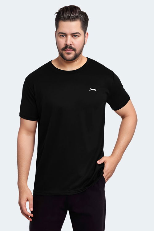 Slazenger ODALIS IN Büyük Beden Erkek Siyah Tişört Slazenger ODALIS IN Büyük Beden Erkek Siyah Tişört