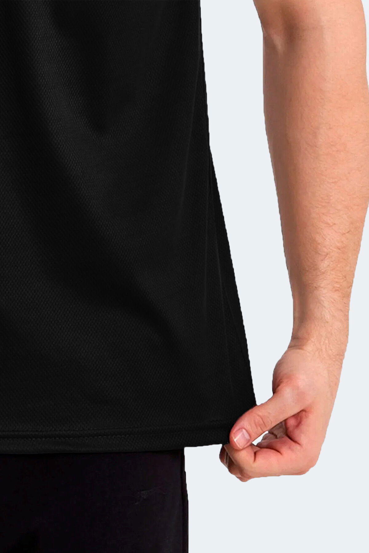 Slazenger ODALIS IN Büyük Beden Erkek Siyah Tişört - Thumbnail