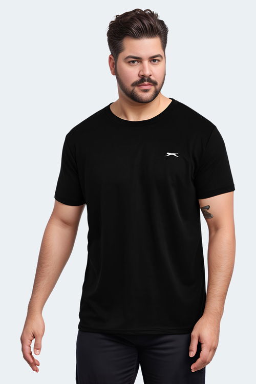 Slazenger ODALIS IN Büyük Beden Erkek Siyah Tişört Slazenger ODALIS IN Büyük Beden Erkek Siyah Tişört