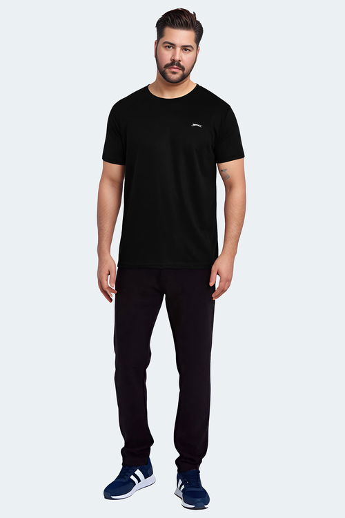 Slazenger ODALIS IN Büyük Beden Erkek Siyah Tişört Slazenger ODALIS IN Büyük Beden Erkek Siyah Tişört