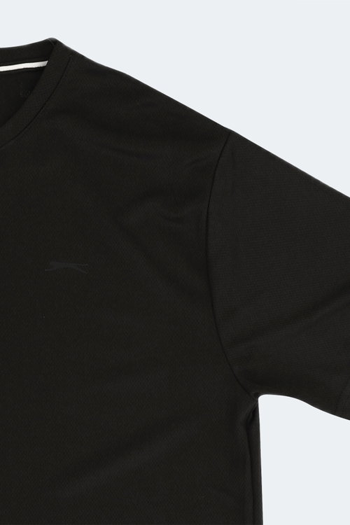 Slazenger ODALIS IN Büyük Beden Erkek Siyah Tişört