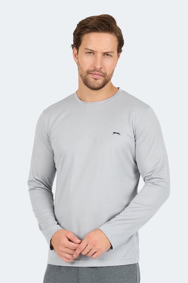 Slazenger ODIN I Erkek Gri Tişört