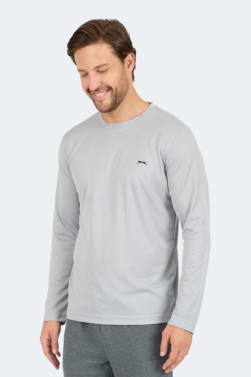 Slazenger ODIN I Erkek Gri Tişört