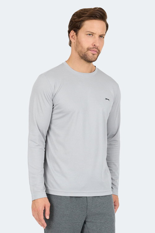 Slazenger ODIN I Erkek Gri Tişört