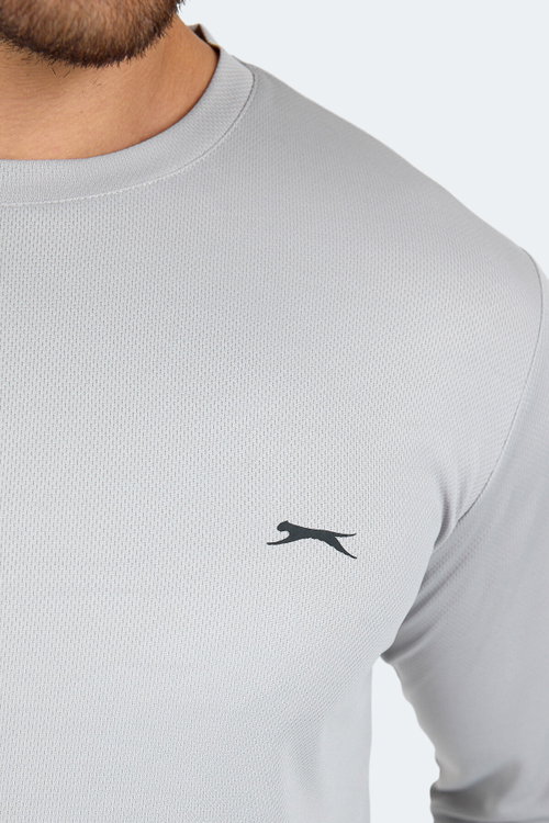 Slazenger ODIN I Erkek Gri Tişört