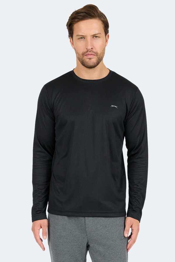 Slazenger ODIN I Erkek Siyah Tişört