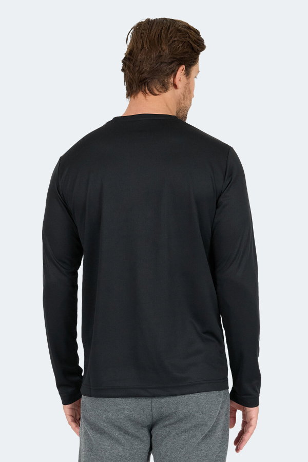 Slazenger ODIN I Erkek Siyah Tişört
