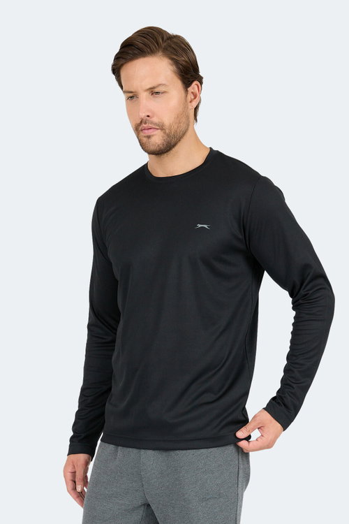 Slazenger ODIN I Erkek Siyah Tişört