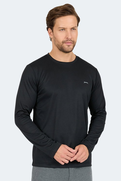 Slazenger ODIN I Erkek Siyah Tişört