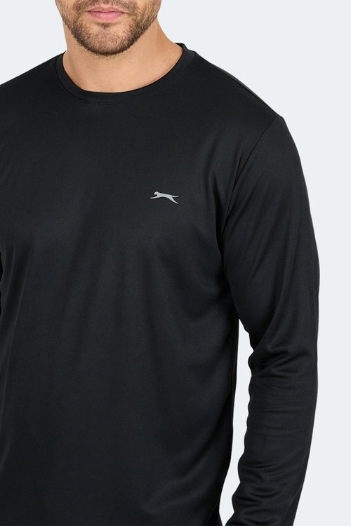 Slazenger ODIN I Erkek Siyah Tişört