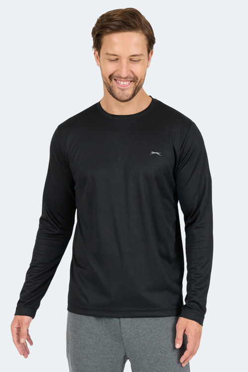 Slazenger ODIN I Erkek Siyah Tişört