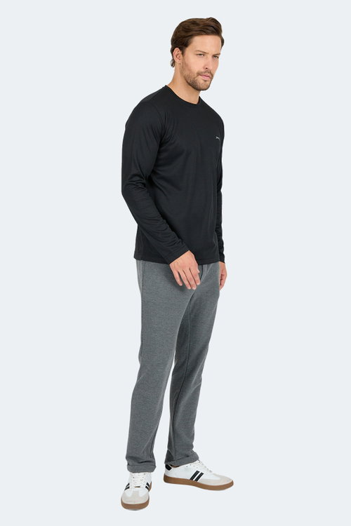 Slazenger ODIN I Erkek Siyah Tişört