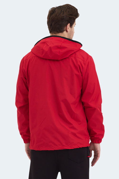 Slazenger OFANS Erkek Kırmızı Yağmurluk