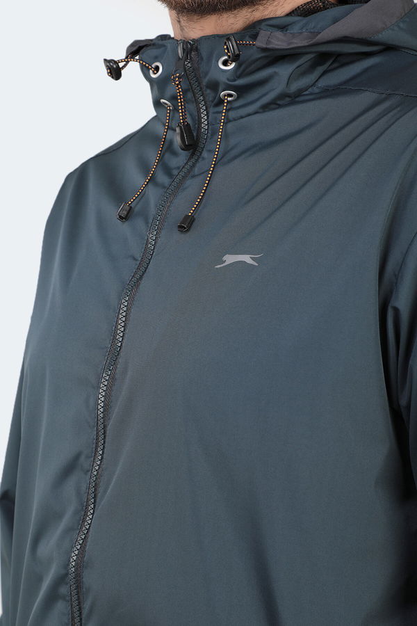 Slazenger OFANS Erkek Yağmurluk Petrol