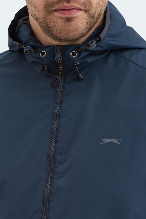 Slazenger OFANS Erkek Petrol Yağmurluk