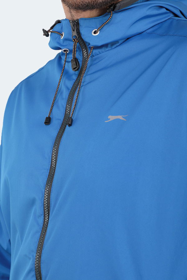 Slazenger OFANS Erkek Yağmurluk Saks Mavi