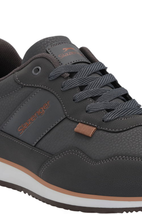 Slazenger OFFENSE Erkek Günlük Ayakkabı Koyu Gri / Beyaz