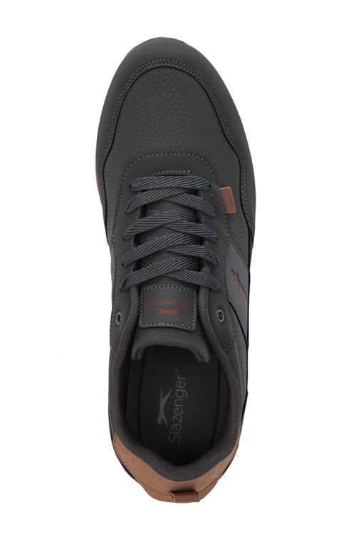Slazenger OFFENSE Erkek Günlük Ayakkabı Koyu Gri / Beyaz