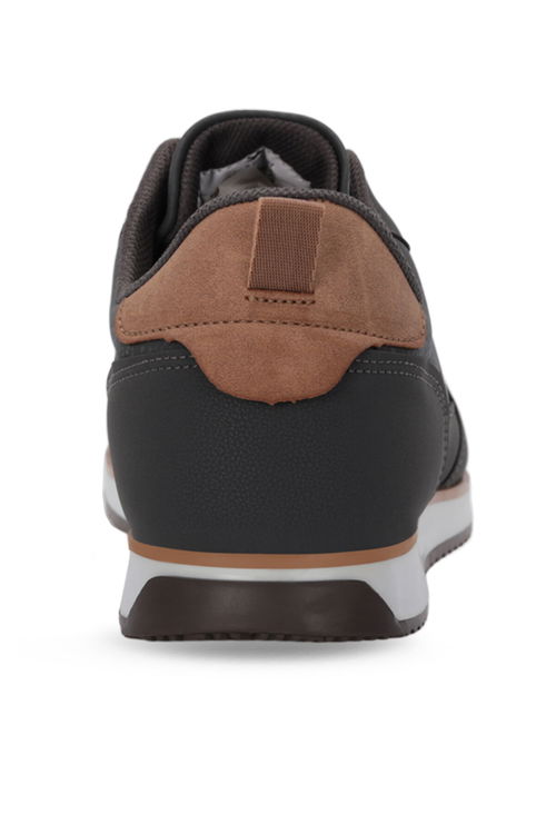 Slazenger OFFENSE Erkek Günlük Ayakkabı Koyu Gri / Beyaz