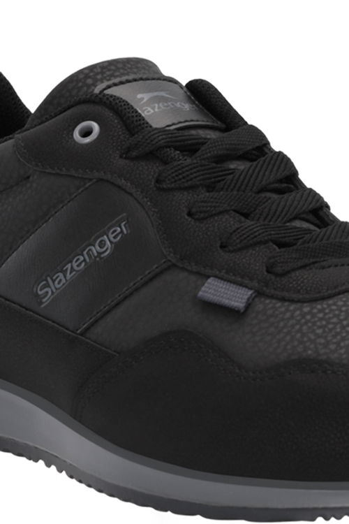 Slazenger OFFENSE Erkek Günlük Ayakkabı Siyah / Koyu Gri