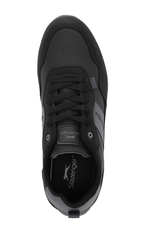 Slazenger OFFENSE Erkek Günlük Ayakkabı Siyah / Koyu Gri