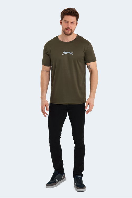 Slazenger OHAD I Erkek Kısa Kol T-Shirt Haki