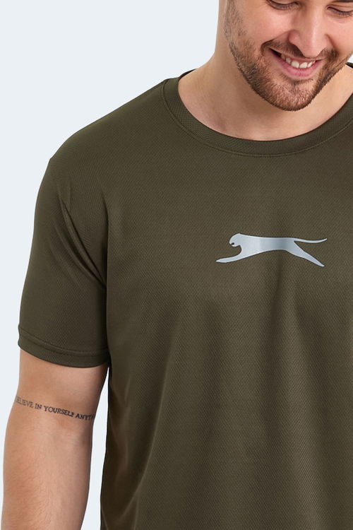 Slazenger OHAD I Erkek Kısa Kol T-Shirt Haki