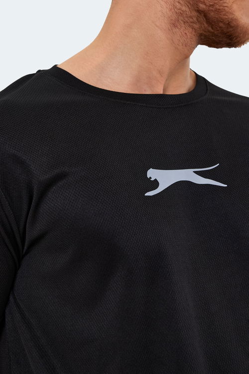 Slazenger OHAD I Erkek Kısa Kol T-Shirt Siyah