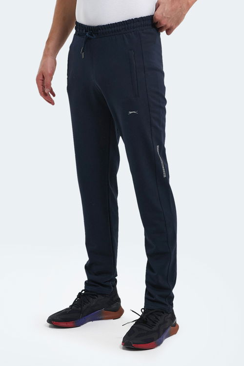 Slazenger OLIVA 2 Lİ SET Erkek Cepli Siyah - Lacivert Eşofman Altı
