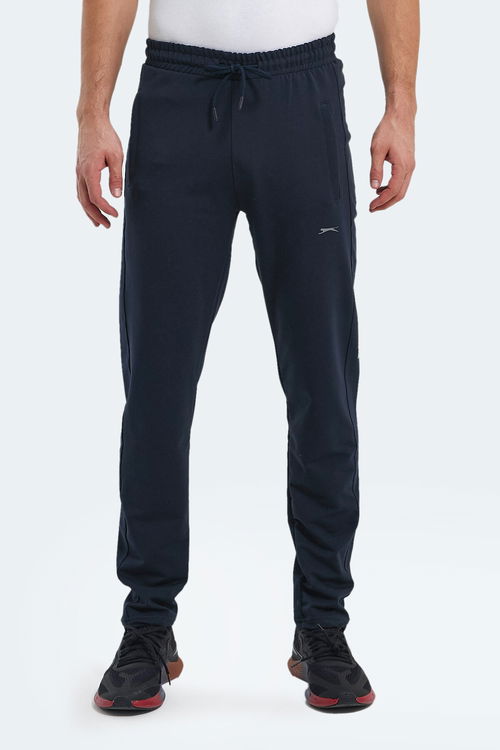 Slazenger OLIVA 2 Lİ SET Erkek Cepli Siyah - Lacivert Eşofman Altı