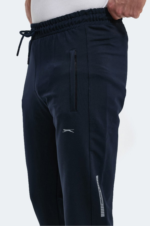Slazenger OLIVA 2 Lİ SET Erkek Cepli Siyah - Lacivert Eşofman Altı
