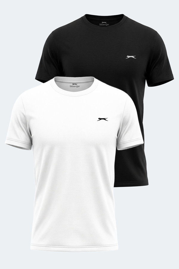Slazenger OMAR KTN 2 Lİ SET Erkek Tişört