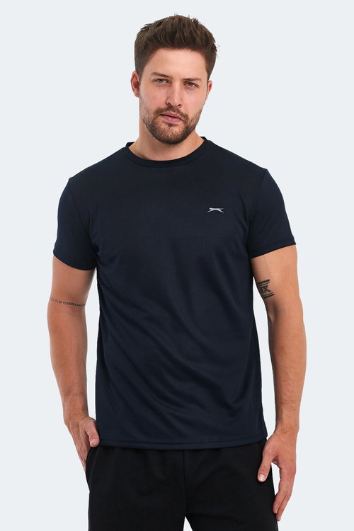 Slazenger OMAR KTN 3 LÜ SET Erkek Ekru - Lacivert - Kırmızı Tişört