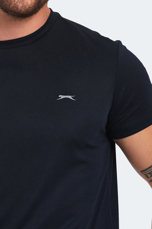 Slazenger OMAR KTN 3 LÜ SET Erkek Ekru - Lacivert - Kırmızı Tişört