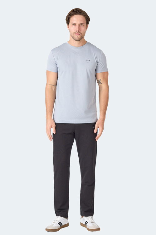Slazenger OMAR KTN Erkek Açık Gri Tişört
