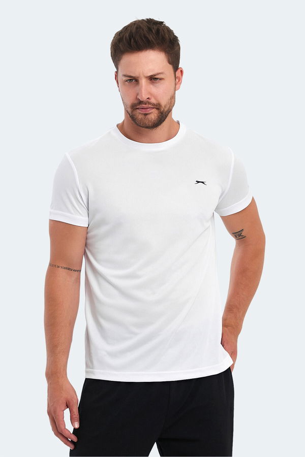 Slazenger OMAR KTN Erkek Beyaz Tişört