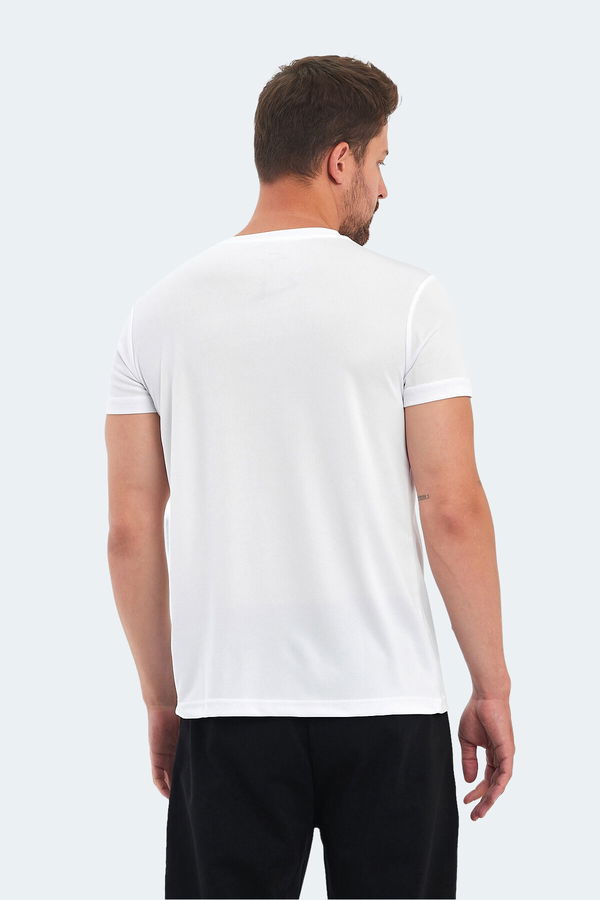 Slazenger OMAR KTN Erkek Beyaz Tişört