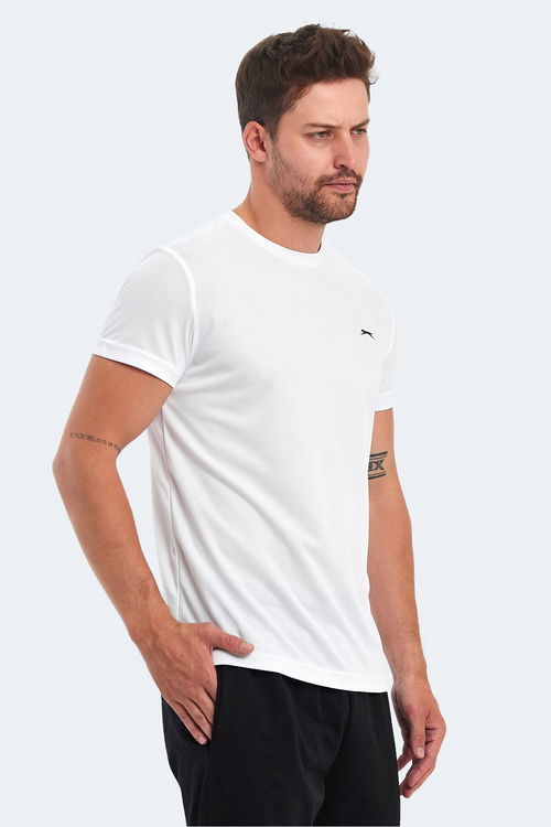 Slazenger OMAR KTN Erkek Beyaz Tişört