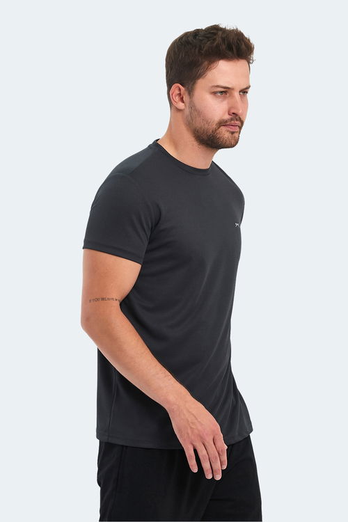 Slazenger OMAR KTN Erkek Koyu Gri Tişört Slazenger OMAR KTN Erkek Koyu Gri Tişört