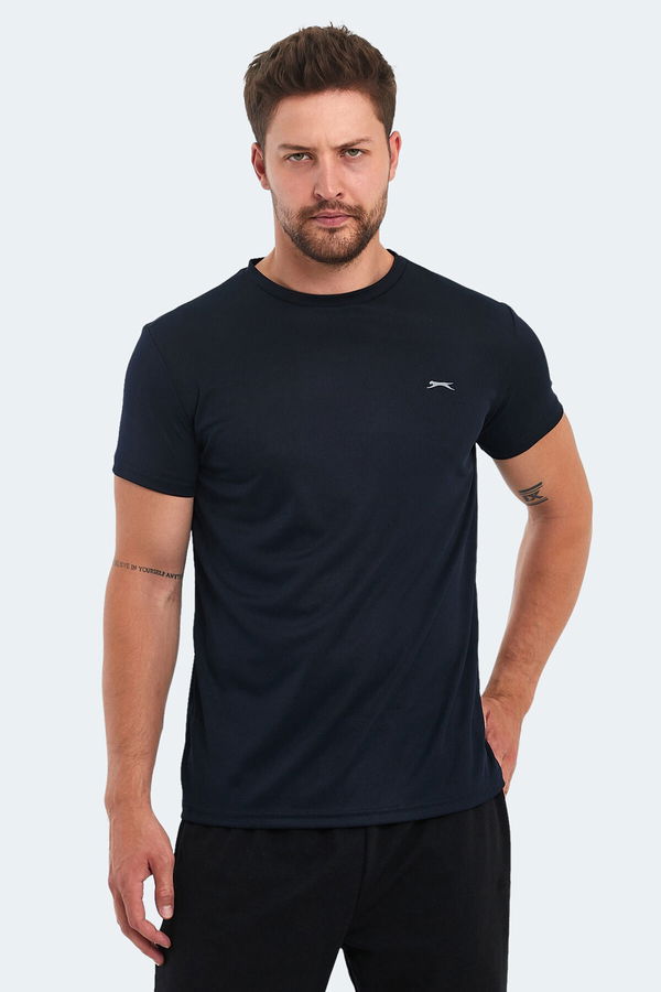 Slazenger OMAR KTN Erkek Lacivert Tişört