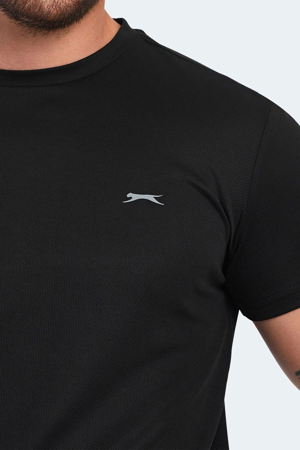 Slazenger OMAR KTN Erkek Tişört Siyah