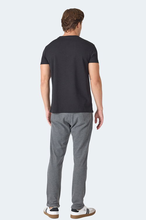 Slazenger OMAR KTN Erkek Siyah Tişört